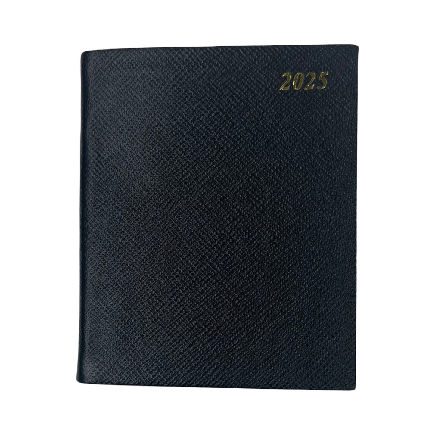 2025  D154L | Crossgrain Leather Pocket Calendar Book | One Day Per Page | 5" x 4" | Year 2025