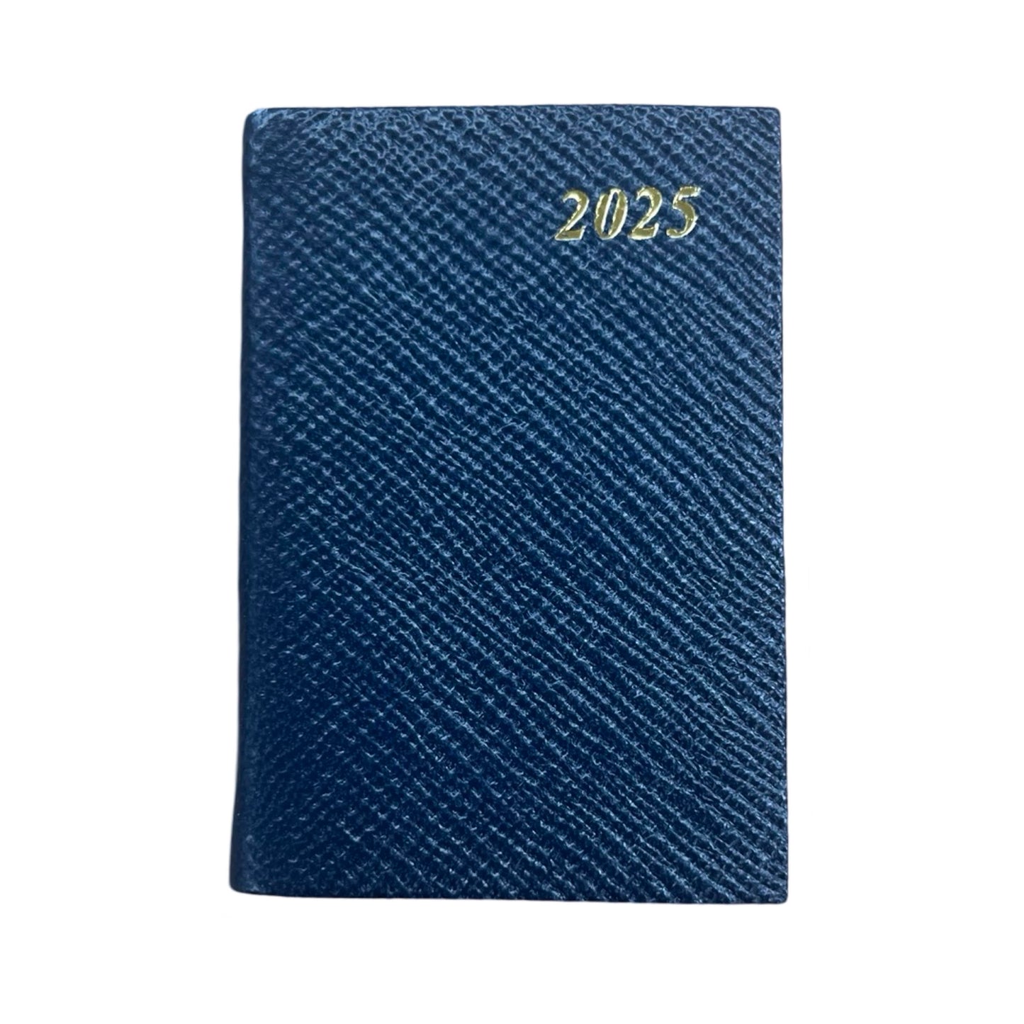 D732L | Crossgrain Leather Tiny Calendar Book | 3" x 2" | Year 2025