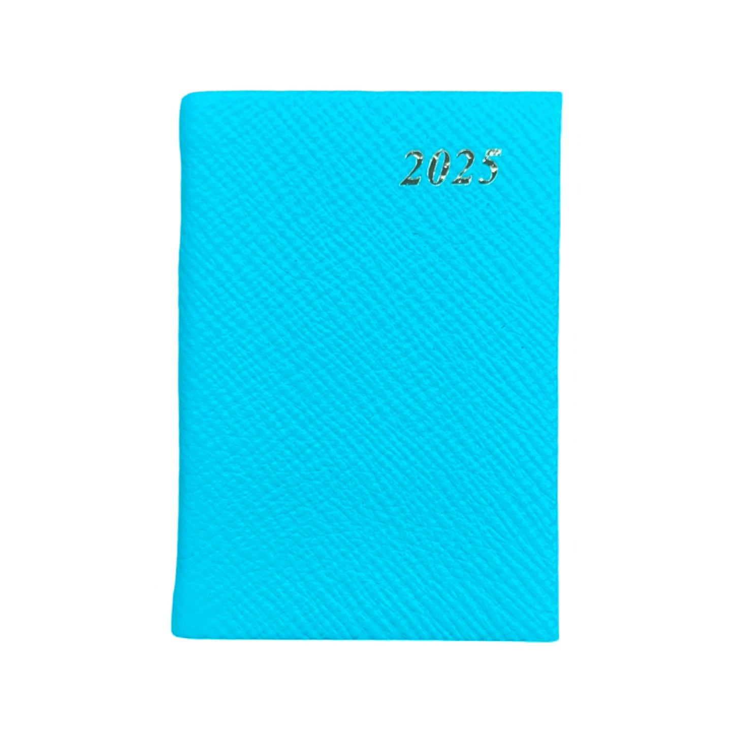 D732L | Crossgrain Leather Tiny Calendar Book | 3" x 2" | Year 2025