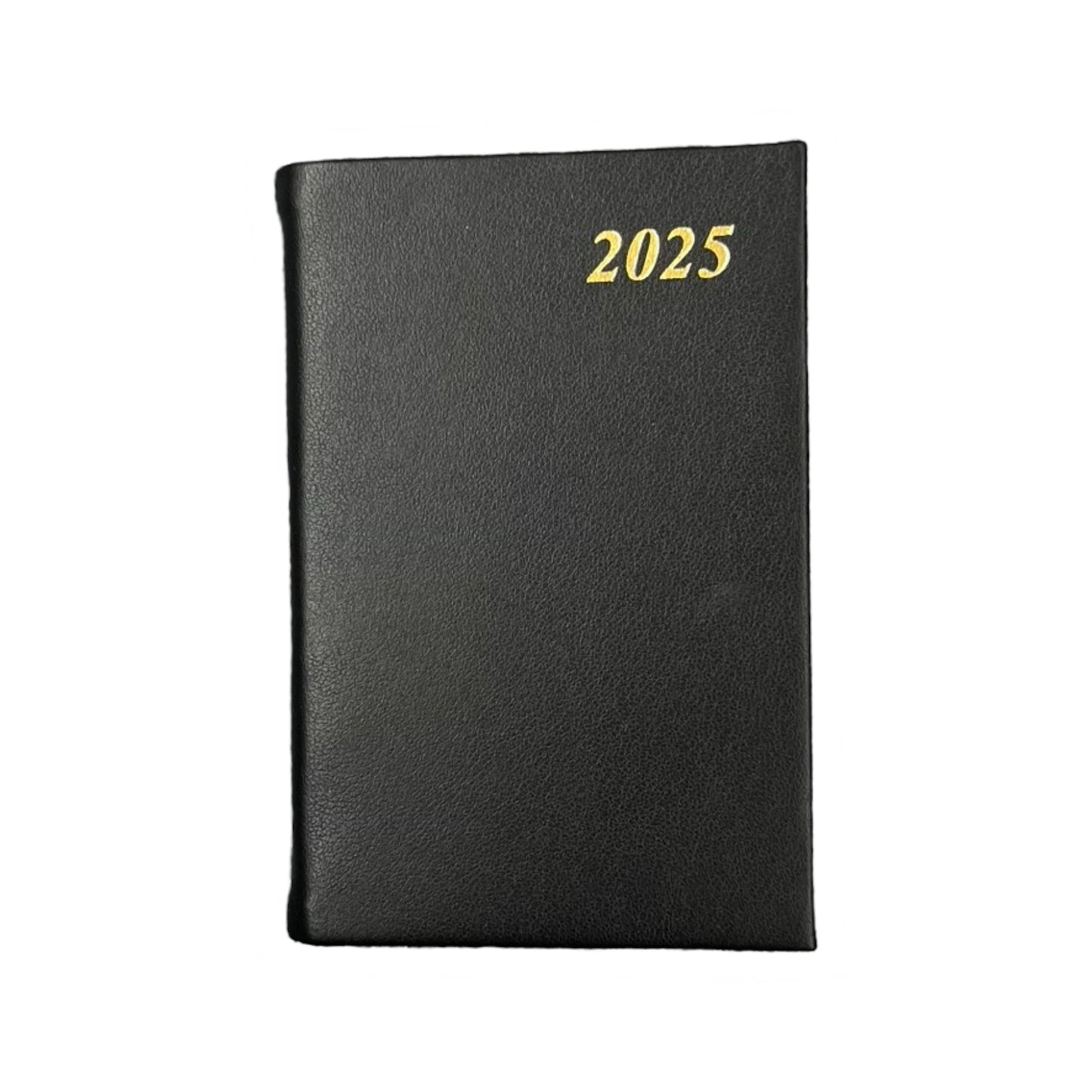 D742C | Calf Leather Pocket Agenda Book | One Week Per Opening | 4" by 2.5" | Year 2025