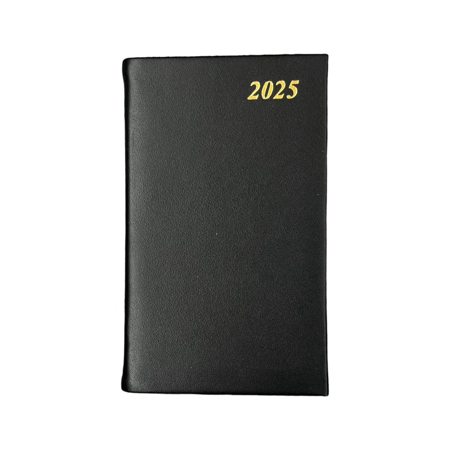 D742C | Calf Leather Pocket Agenda Book | One Week Per Opening | 4" by 2.5" | Year 2025