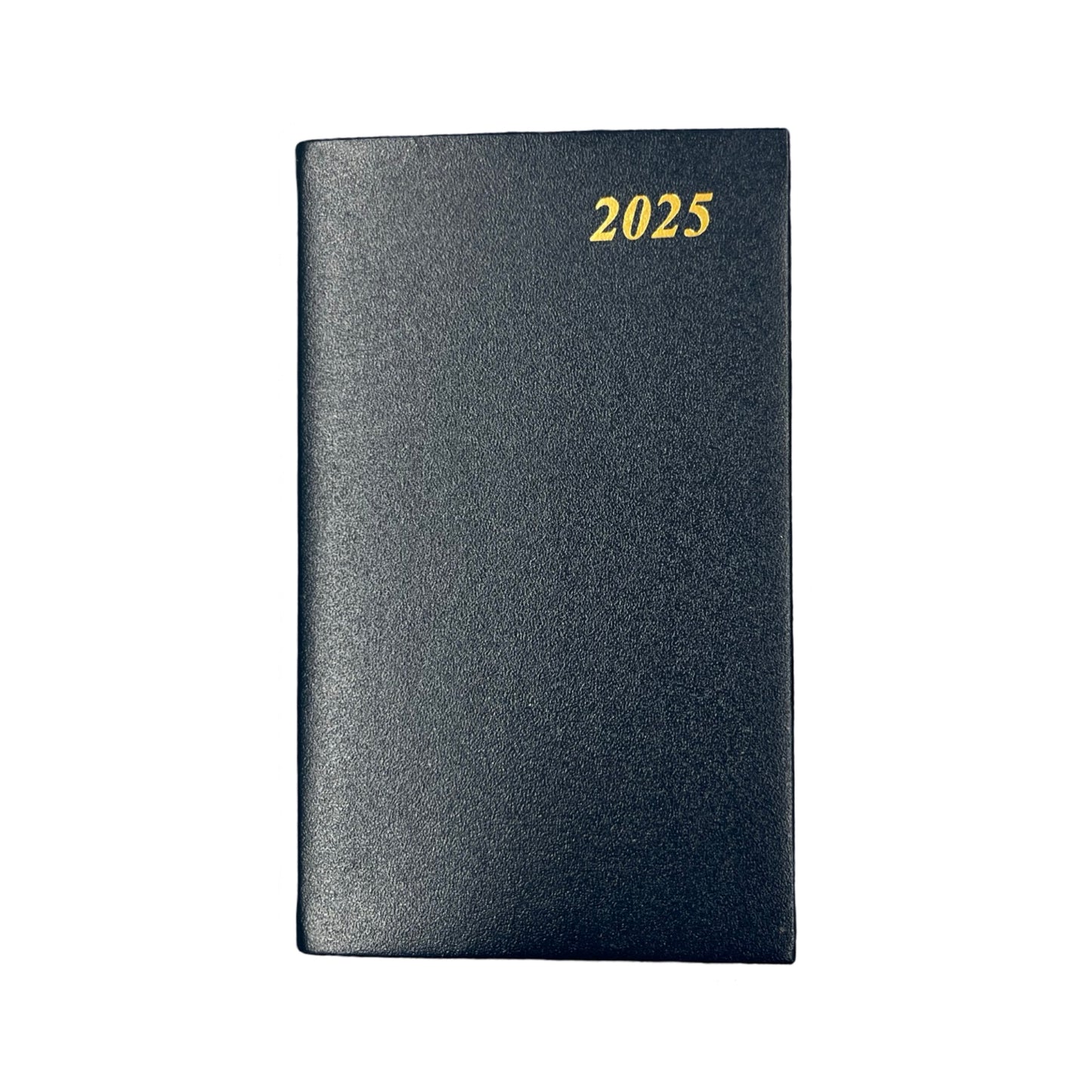 2025  D753BL | Bonded Leather Pocket Planner | One Week Per Opening | 5" x 3" | Year 2025