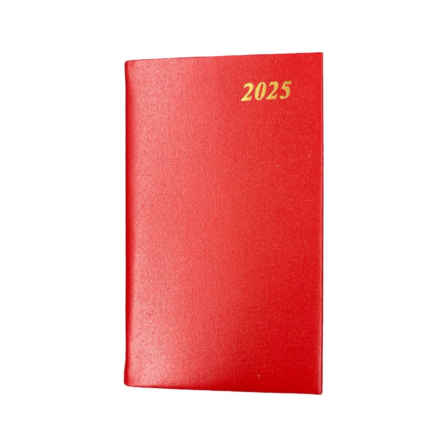 2025  D753BL | Bonded Leather Pocket Planner | One Week Per Opening | 5" x 3" | Year 2025