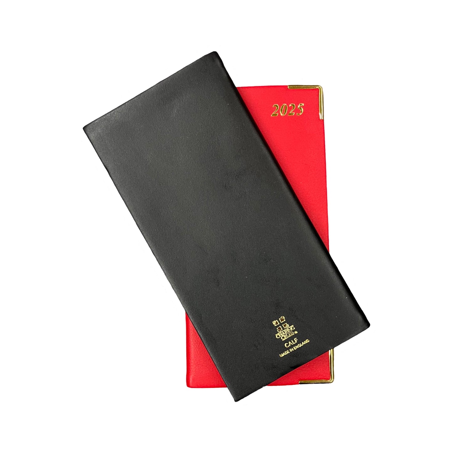 2025  D763VCA | Calf Leather Pocket Agenda Book | One Week Per Opening | 6" x 3" | Year 2025