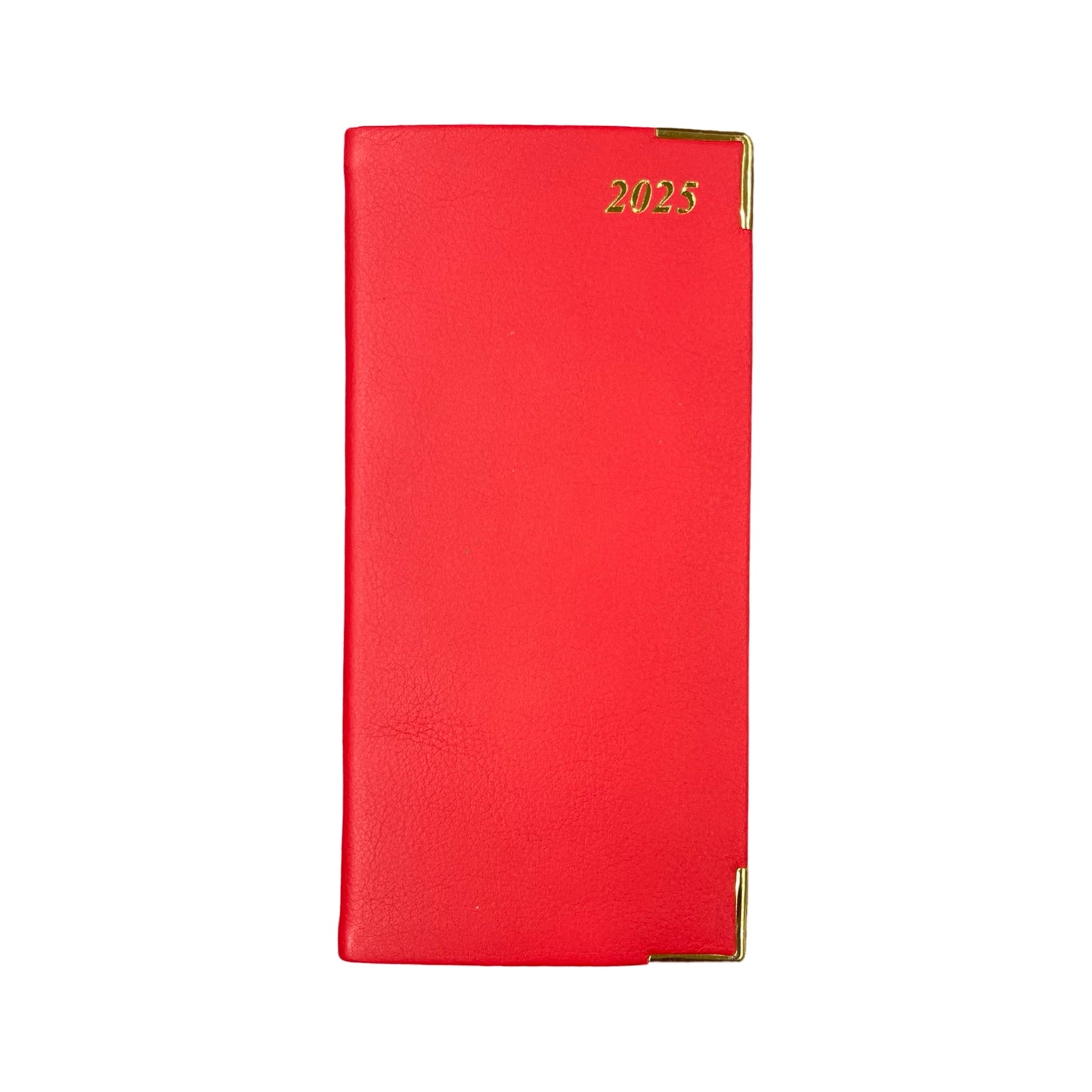 2025  D763VCA | Calf Leather Pocket Agenda Book | One Week Per Opening | 6" x 3" | Year 2025