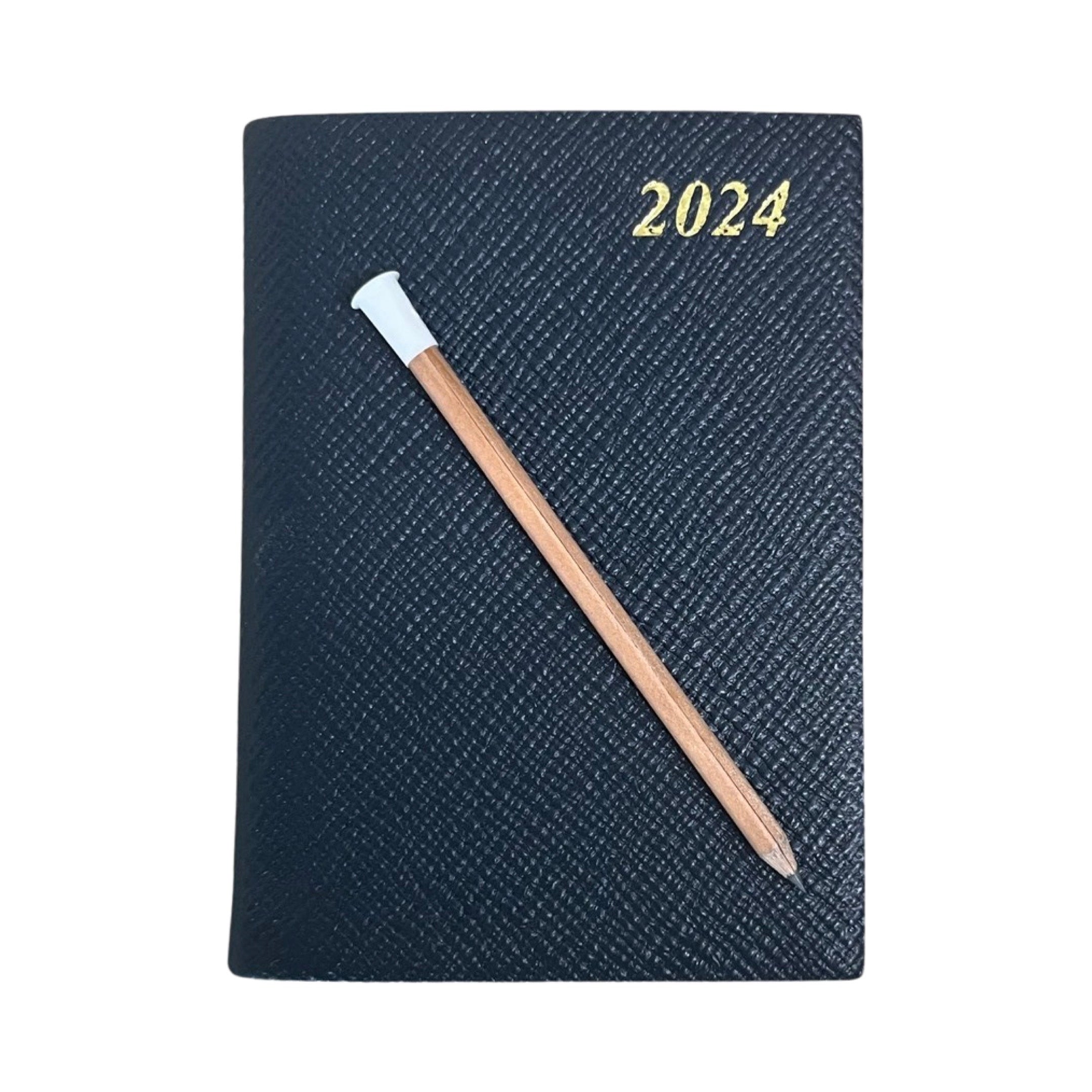 2024 Calendar Books CHARING CROSS Co   D742LJ 2024 Good Crossgrain Leather Diary Agenda Book Mini Planner Charing Cross 1b 